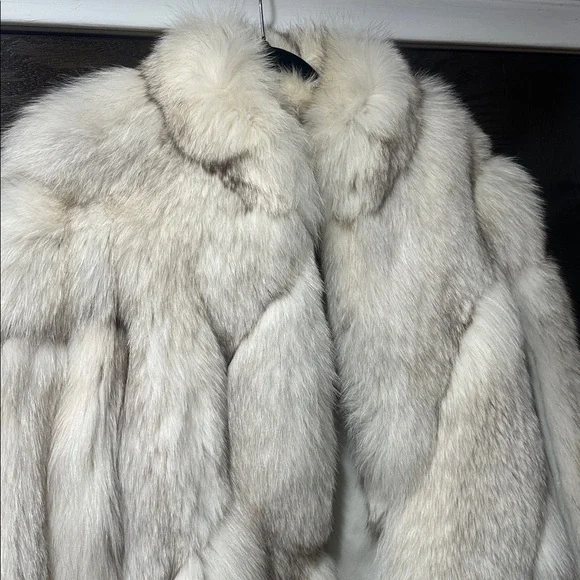 White Fox Fur Jacket